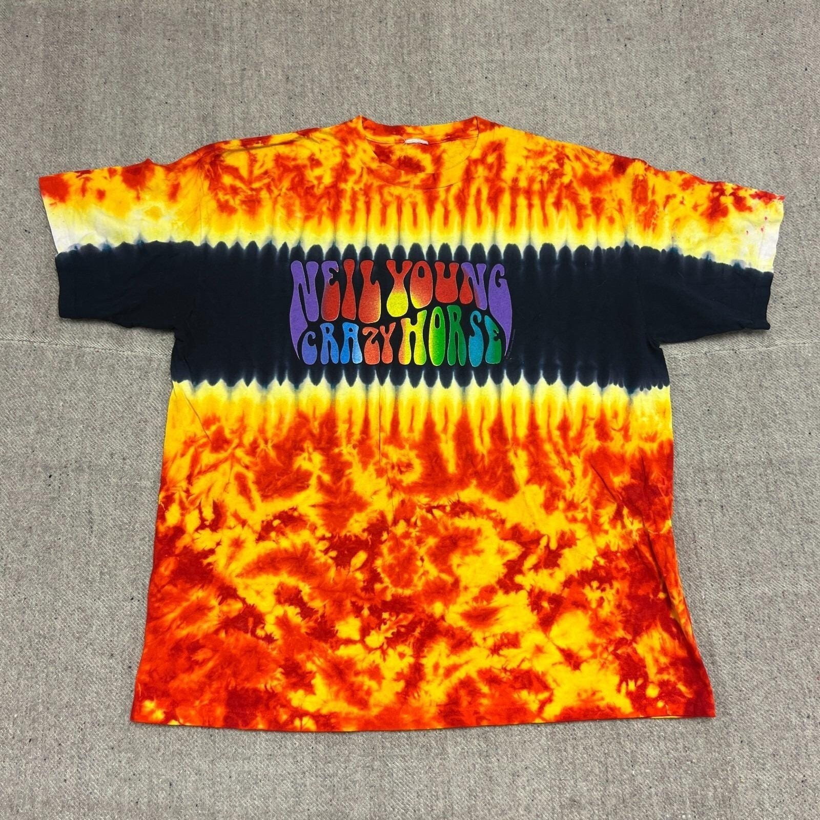 Vintage Neil Young & Crazy Horse Shirt Mens Xxl 2003 Greendale Tour